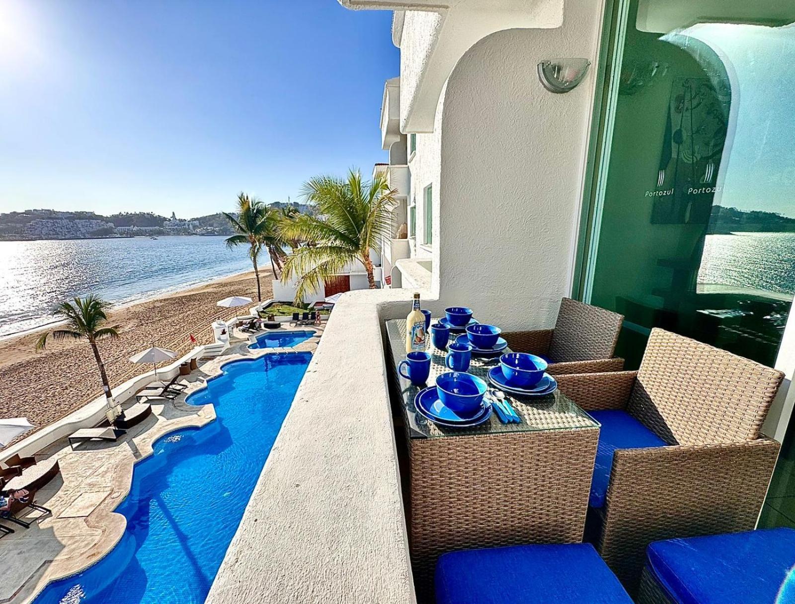 Espectacular Apto A Pie De Playa Con Vista Al Mar Manzanillo Eksteriør bilde